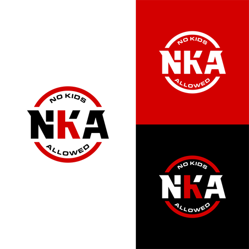 DJ Name Logo Needed for Marketing- NKA (No Kids Allowed) Design by K.P.C Art