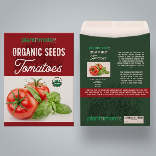 New Vegetable Seed Packet Line - Packet Design Needed Design by Windmill Designer™