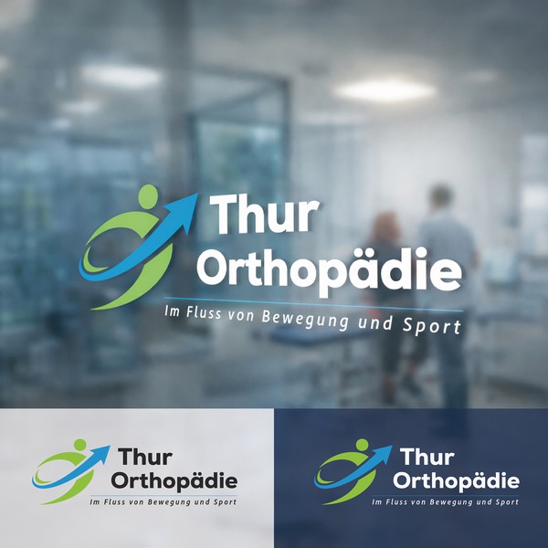 Design by artefacti titled "Dynamic Motion Mark — Logo for a Movement & Sports Health Practice"