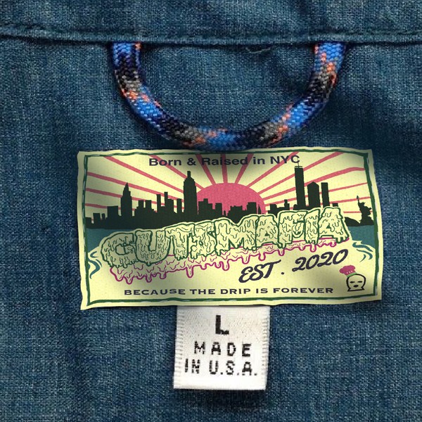 Design by Hilal alfi titled "guts mafia label design"