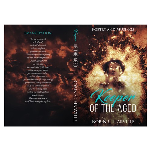 Pack a Prolific Punch Design for Keeper of the Aged: Poetry and Musings Book Cover Design por TopHills