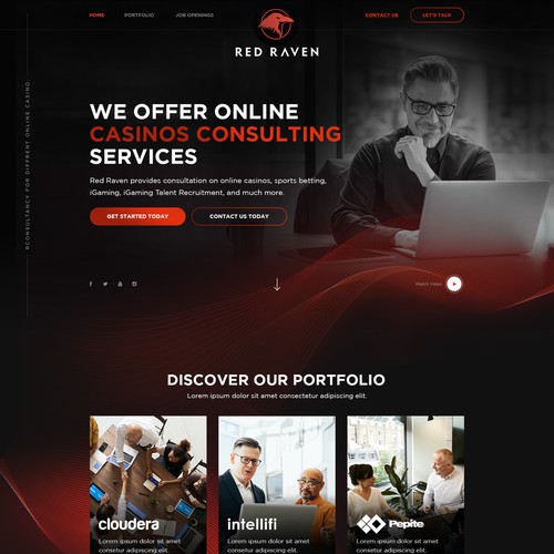 Designs | Design for consultancy company | WordPress theme design contest