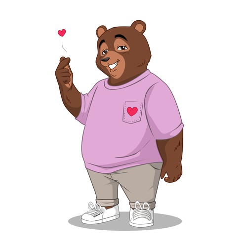 Yeah I know, another Bear design. But Let's make this one is special with Love. Diseño de Artist86