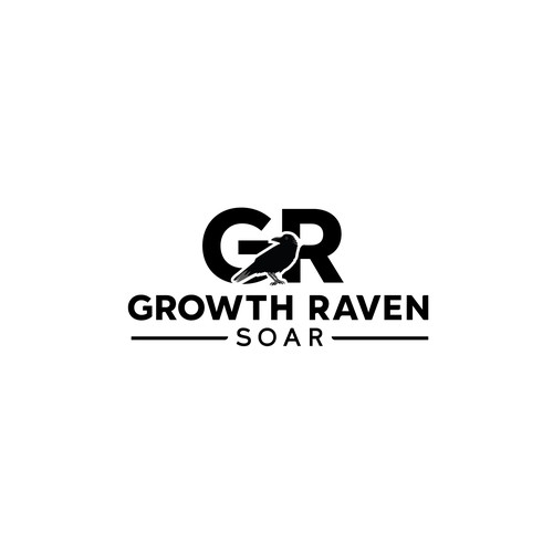 Powerful Logo For Growth Raven Design by angelstranger