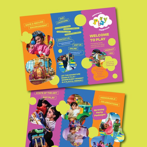 Kid playground brochure Design by launetlu