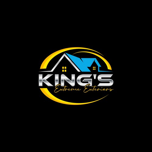 Exterior Construction Company Logo Design by eonesh