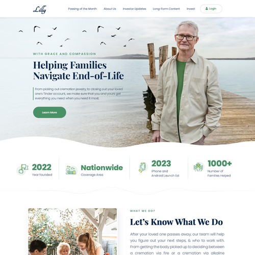 Fake Tech Startup in the Funeral Industry Seeking Website Design Design by ⚡️unbox.style⚡️