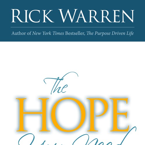 Design Rick Warren's New Book Cover Design réalisé par artiste