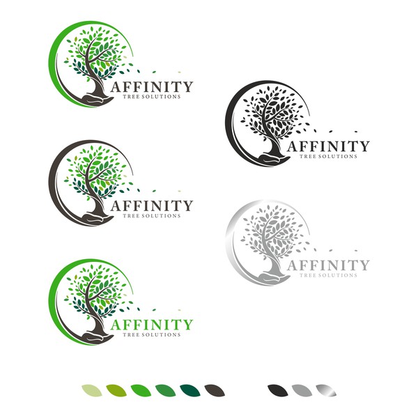 Design by Yana. A. titled "Rebrand my tree business- let's start with a logo! "
