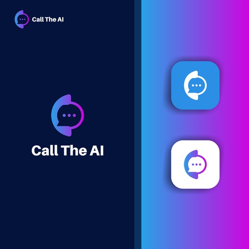 AI Communication Logo Design by Fik96