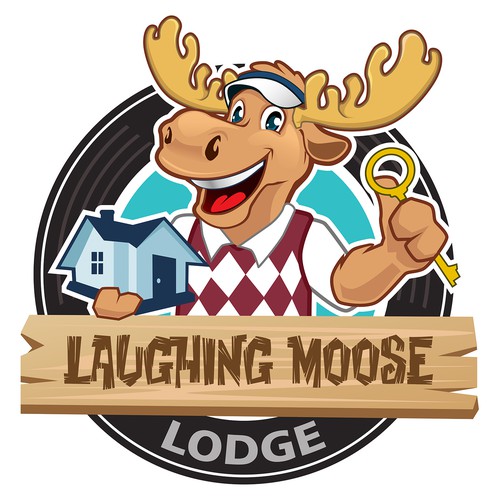 Laughing Moose Lodge - Create a Logo for Lasting Memories at a Vacation Rental Design by Rozie'sDesign™