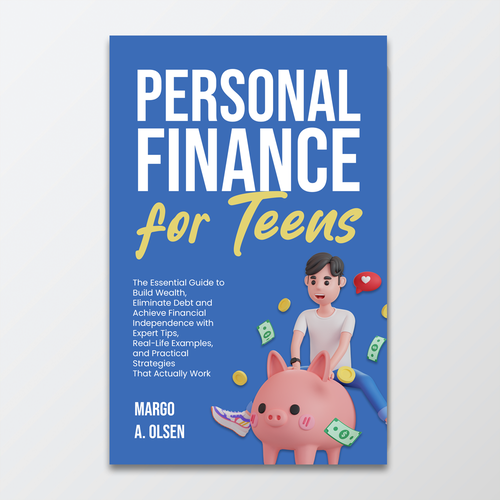 Cover design for a book about personal finance that will appeal to Gen Z Design by Lala_