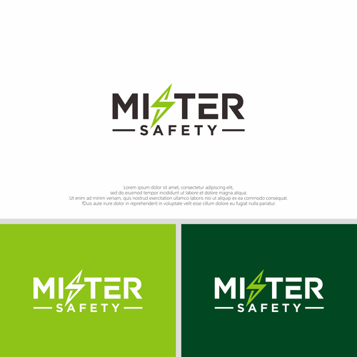 "Minimal Modern Logo Needed for Safety-Focused Electrical Company" winning Logo & social media pack