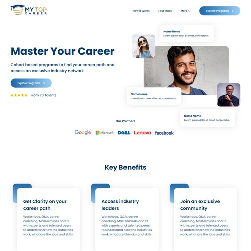 Designs | Design landing page/homepage in modern style | Landing page ...