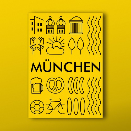 99d Community Contest: Create a poster for the beautiful city of Munich (MULTIPLE WINNERS!) Diseño de StBellic