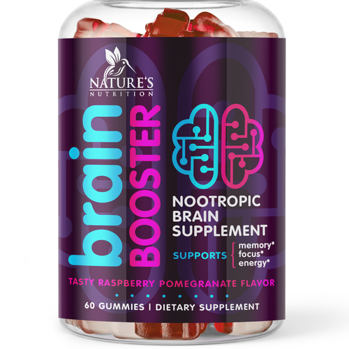 Brain Booster Supplement Design Needed for Nature's Nutrition Design by EffieK