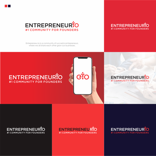 NEW LOGO: Entrepreneur.io - Entrepreneurs Helping Entrepreneurs Design by brightshine