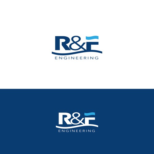 Business logo for flood control engineering firm Design by cesarcuervo