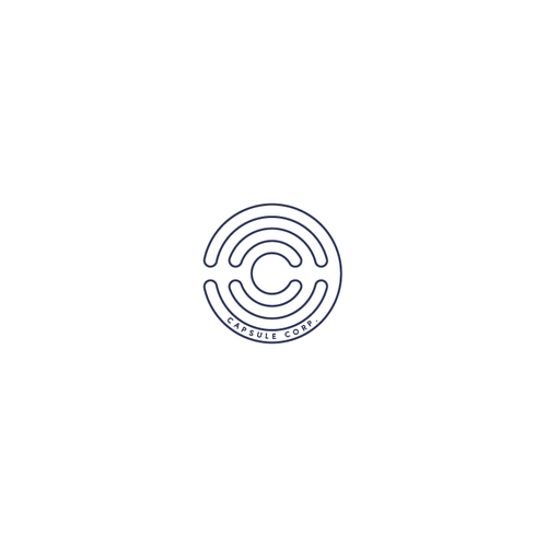 Design di Logo Capsule Corp, univers DBZ di sendirecto