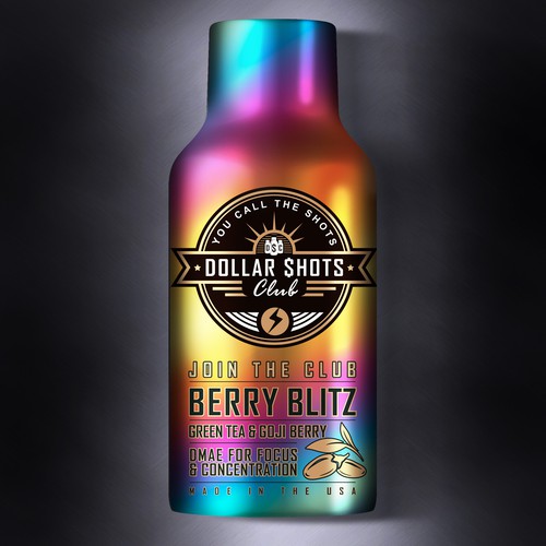 Design di Create an eye-catching energy shot drink bottle design for the relaunch our eCommerce Supplement Shot Co.!! di Dimanist