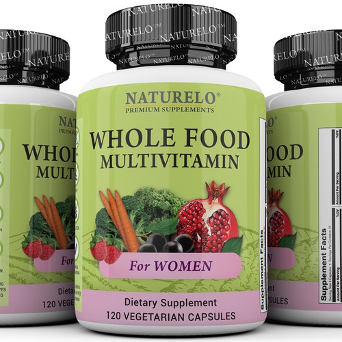Whole Food Multivitamin for Men/Women | Product label contest