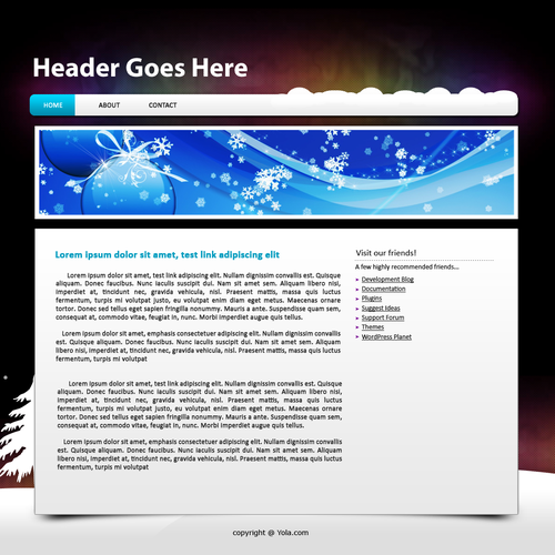One page Website Templates Design por Wanted