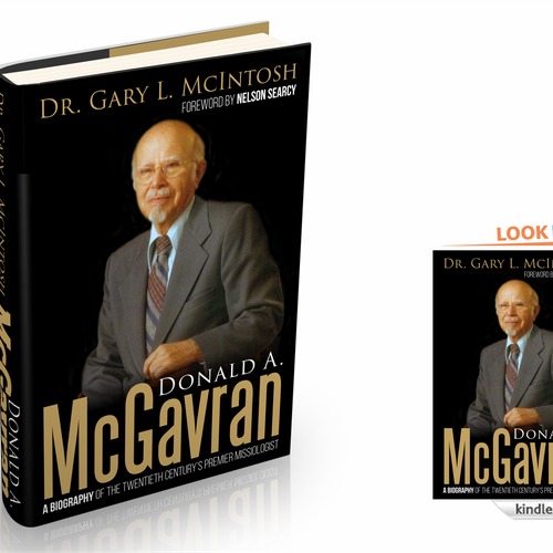 Create a compelling book cover design for an academic biography for Christian pastors and students Design by Arbëresh®