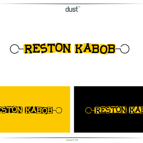 Create the next logo for Reston Kabob Diseño de Dust™