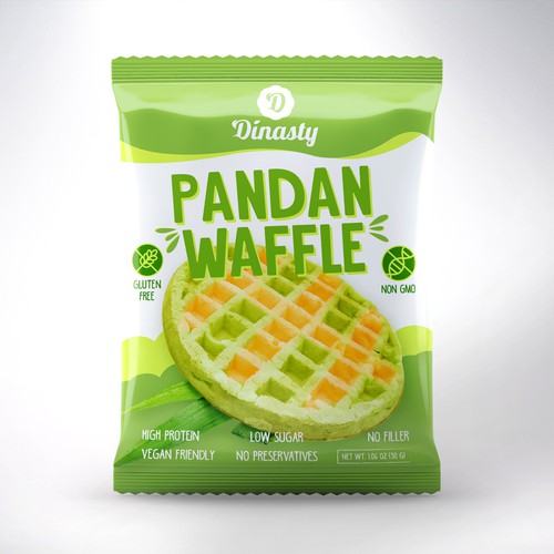 Designs | Wrapper and Box for the Wrappers Design for Waffles | Product ...