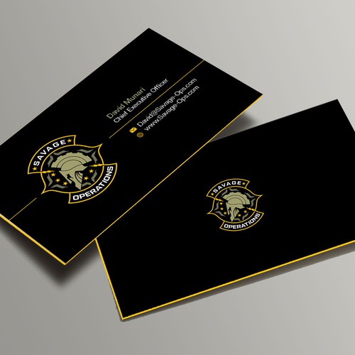 Business Card & Letterhead for Armed Security Agency Design by Xclusive16