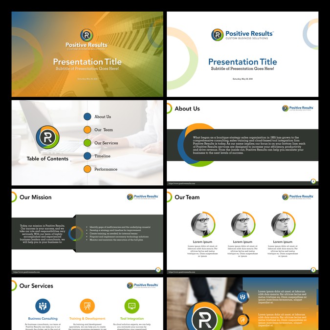 Sales presentations and proposal pitch deck | PowerPoint template contest