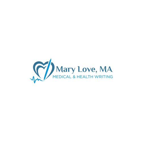 A friendly logo for a writer specializing in medicine & health Design by MK.n