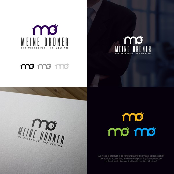 Design by Jo`Workz titled "MEINE ORDNER BUSINESS CONSULTING"