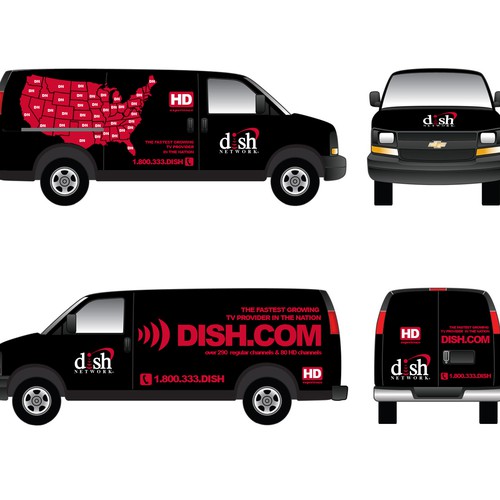 V&S 002 ~ REDESIGN THE DISH NETWORK INSTALLATION FLEET Design by hiddengood