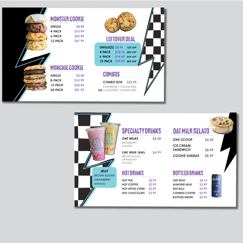 Menu contest entry by Alaina Gideon