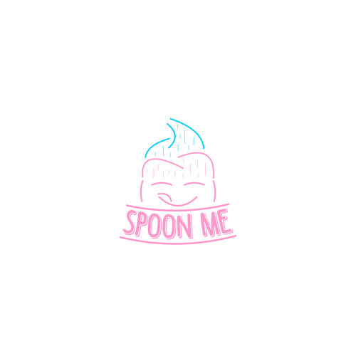 Create a trendy logo for a new Frozen yogurt shop! Spoon Me Yogurt Design by obsitatum™