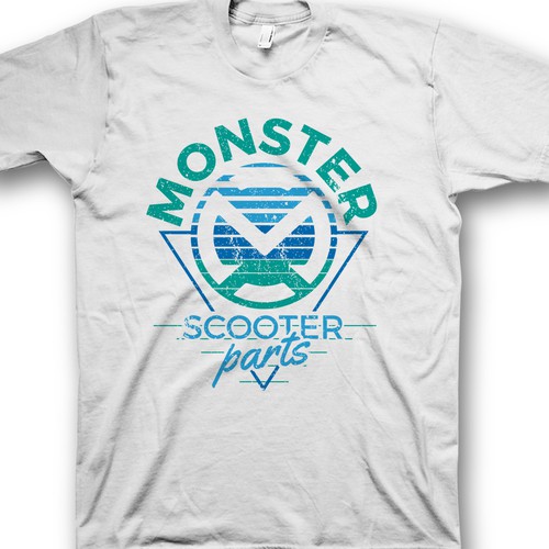Creative shirt design needed for Monster Scooter Parts Réalisé par saka.aleksandar