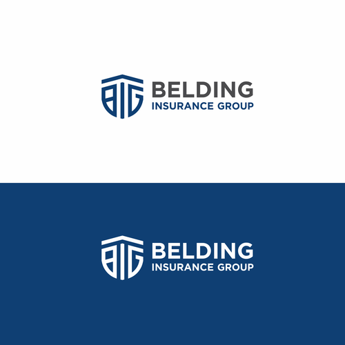 Simple logo w/ shield and letters "BIG" for insurance group Design by betul bejo