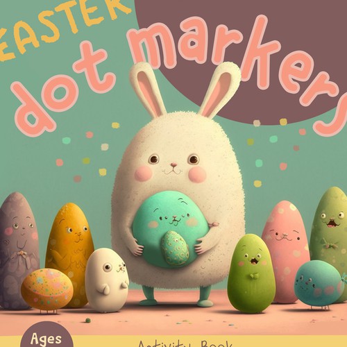 Easter Coloring Activity Book For Kids Design by Izec