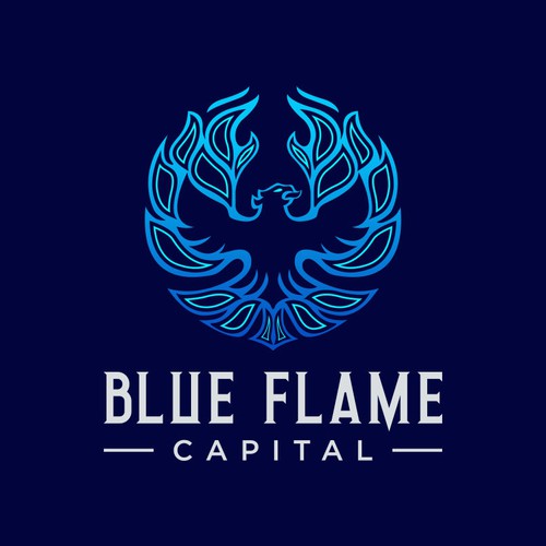 We need a Blue Flame Logo worthy of classic car hood status...but not...really. Design by Jacob Gomes