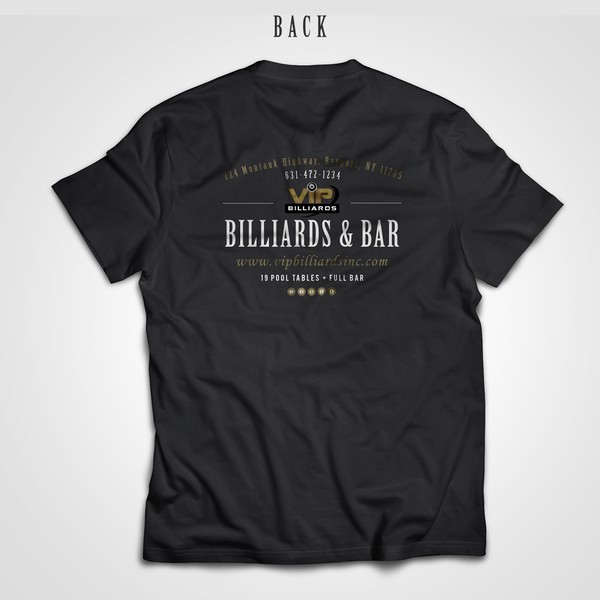Billiards & Bar T shirt Design