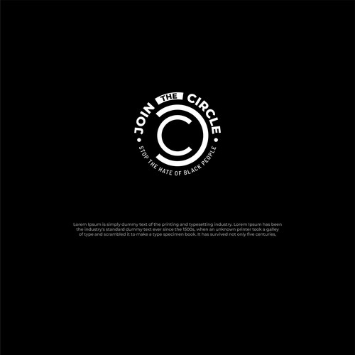 Anti racism logo Design by GoodGraphicDesign