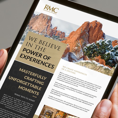 Brochure contest entry by Monki D Loy