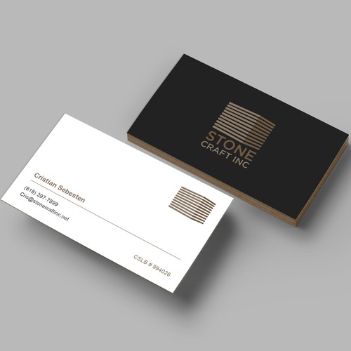 Design Business Card - Stone Craft por PAPRI802030