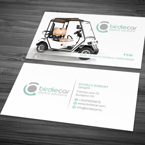 business card for company called birdie Design by CAngela