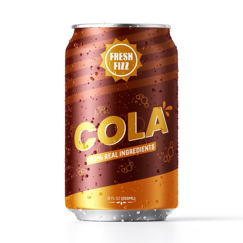 Fresh Fizz Soda Label Design by rizal hermansyah