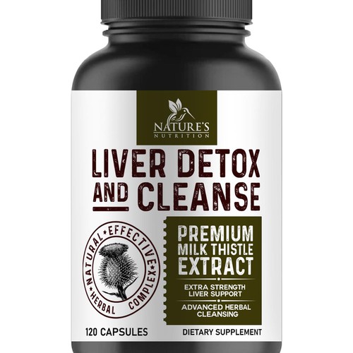 Natural Liver Detox & Cleanse Design Needed for Nature's Nutrition Réalisé par sapienpack