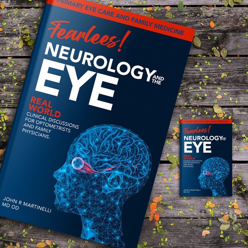 Medical Cover about Neurology & The Eye/Vision in a bold yet engaging style for a new educational series for physicians. Design by Aaniyah.ahmed