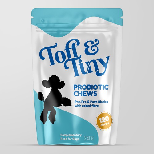 Pouch packaging design - Probiotic Chews for dogs Design by Fredrick Balois