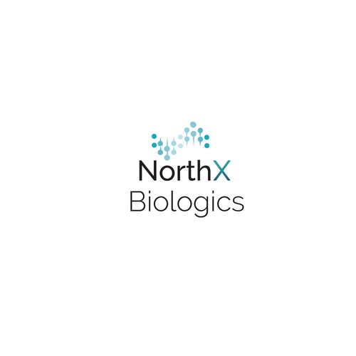 Logo for new pharmaceutical company within gene therapy, DNA and RNA. Design by K3A